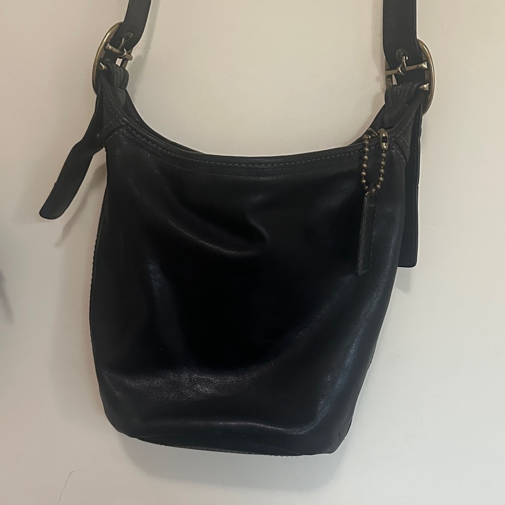 Coach Black Leather Bag